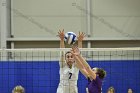 Volleyball vs Emerson  Wheaton College Women's Volleyball vs Emerson College. - Photo by Keith Nordstrom : Wheaton, Volleyball, VB2019